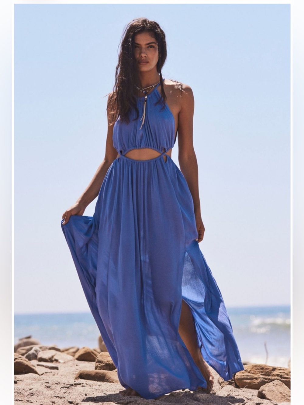 Holy smokes maxi We The Free  Halter Cutout Maxi Dress - Women Free People
